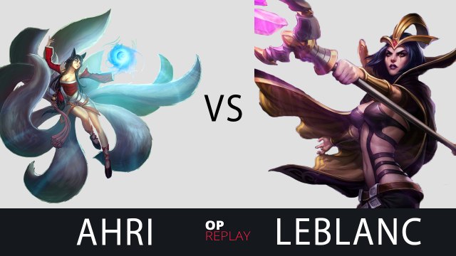 Ahri vs LeBlanc - SKT T1 Faker EUW LOL Challenger 761LP