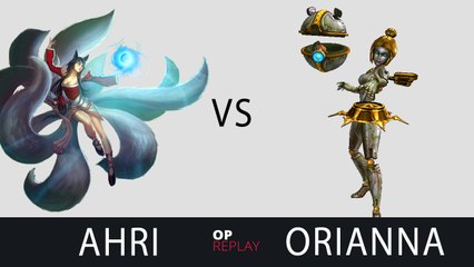 Ahri vs Orianna - SKT T1 Faker EUW LOL Challenger