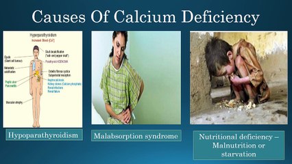 Common Causes And Symptoms Of Calcium Deficiency