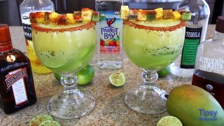 Kiwi Mango Margarita Splash Tipsy Bartender