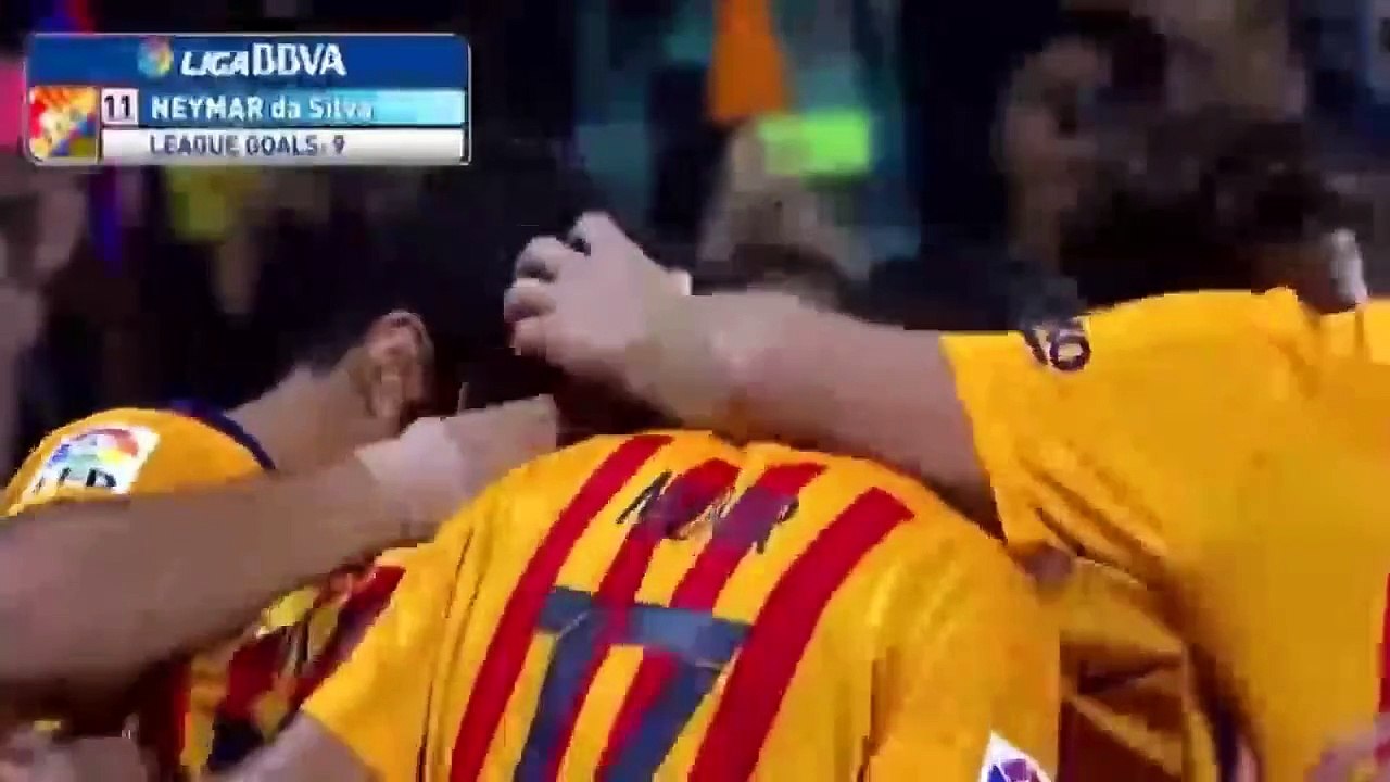 ヘタフェCF vs FCバルセロナ 0-2 ゴールハイライト リーガ・エスパニョーラ 2015...
