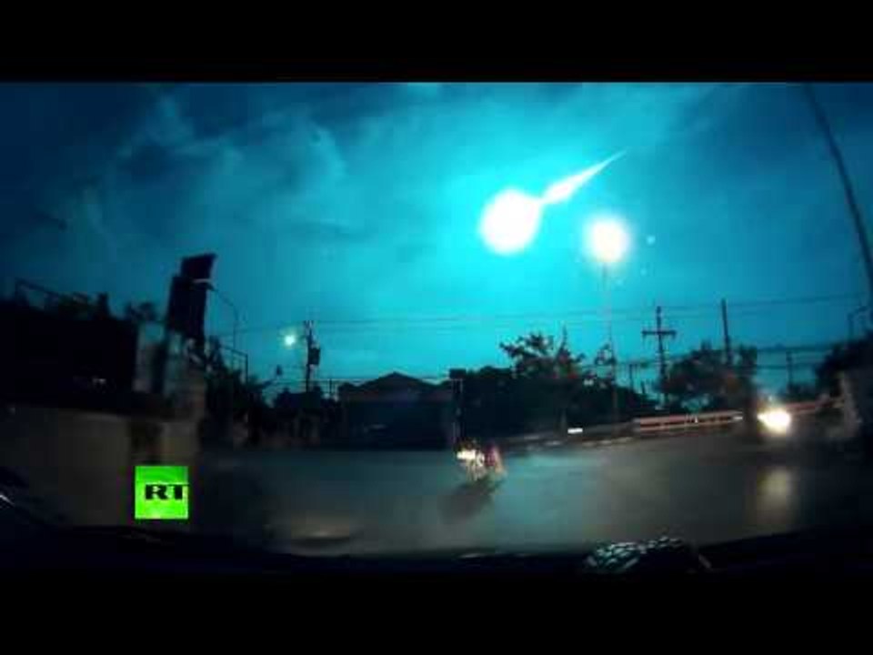 Shooting Star? Meteor lights up Thailand sky