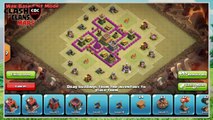Clash of Clans - TH5 War Base Layout Defense Strategy