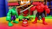 Hulk Smash Brothers Rescue Disney Pixar Cars Lightning McQueen From Imaginext Ninjas Mater