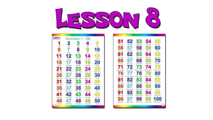 “Numbers Counting 1-100” (Level 1 English Lesson 08) CLIP - Kids English Language, Cou