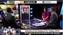 ESPN First Take - Seattle Seahawks vs. Dallas Cowboys : Who Wins ?
