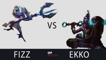 Fizz vs Ekko - SKT T1 Faker EUW LOL Master