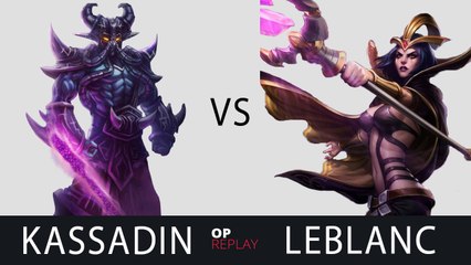 Kassadin vs LeBlanc - SKT T1 Faker vs KOO Kuro, EUW LOL Challenger 742LP