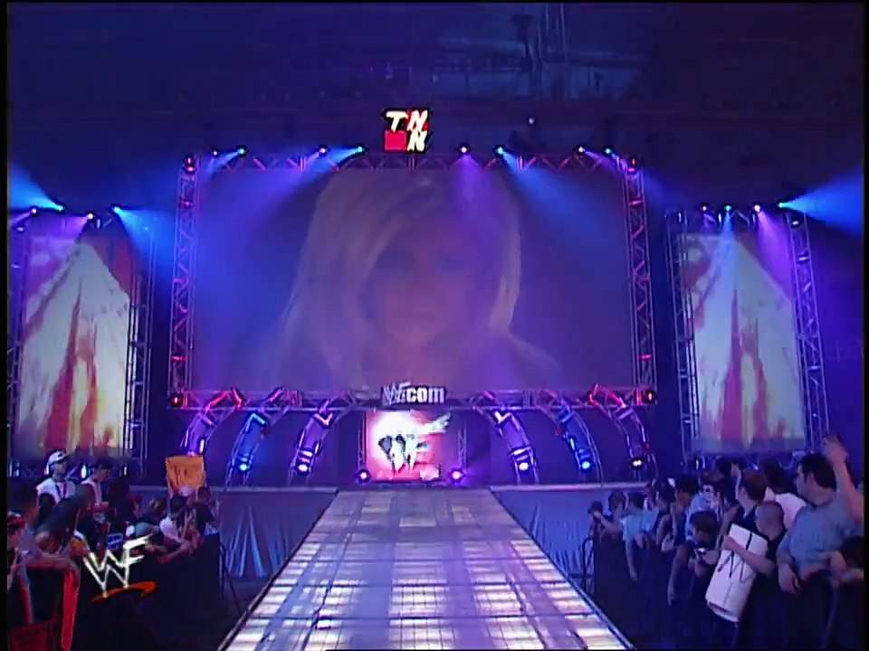 Trish Stratus vs Terri + Stacy Keibler, Torrie Wilson, and Lita  show