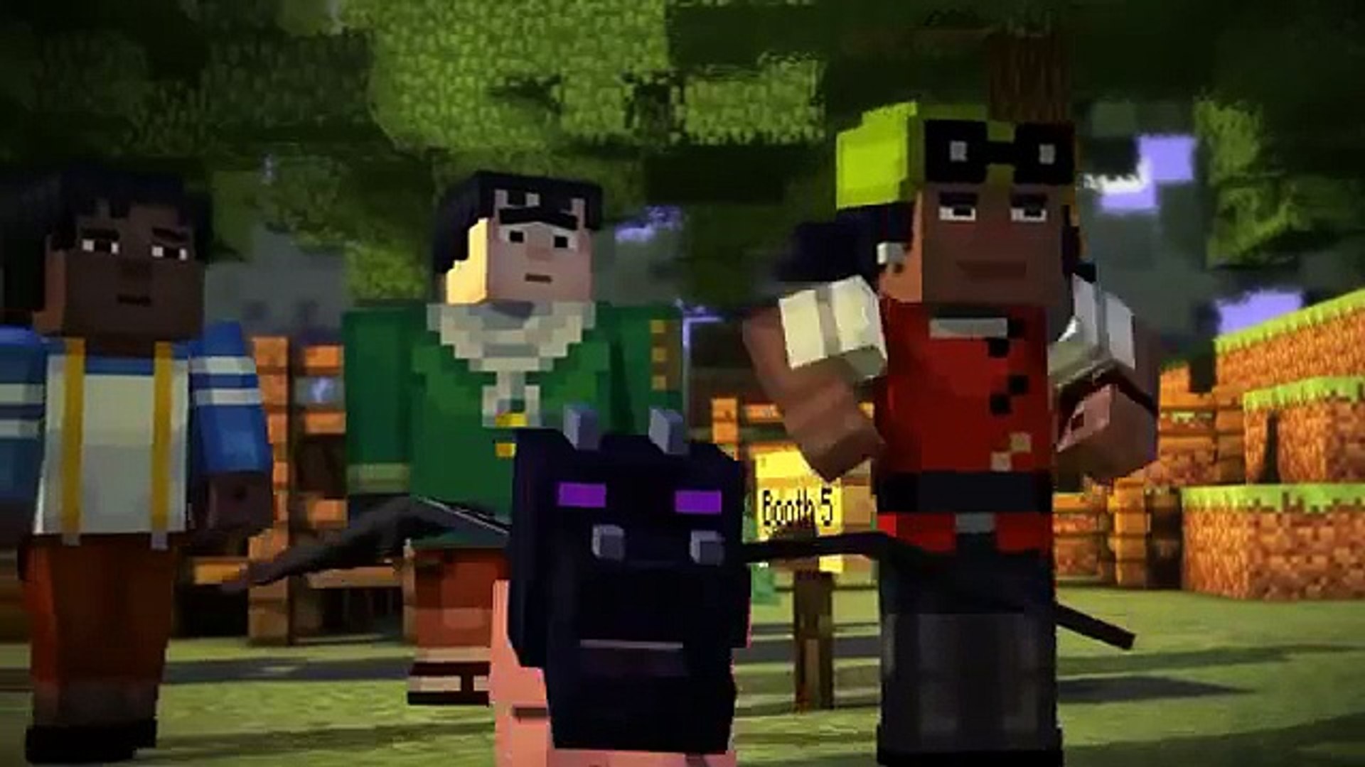 ⁣Pat and Jen PopularMMOs Minecraft STORY MODE - THE BUILDING CONTEST [1] Gaming With Jen