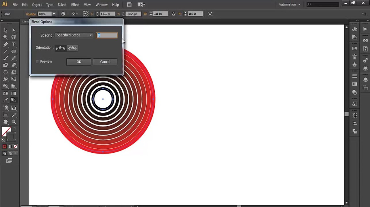 BLEND TOOL - ILLUSTRATOR TIPS 15