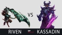 Riven vs Kassadin - CJ Entus Bdd KR LOL Challenger 1056LP