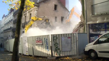 démolition passage de la châtelaine