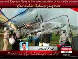 Airplane crash-lands at Lahore airport after landing gear malfunctions