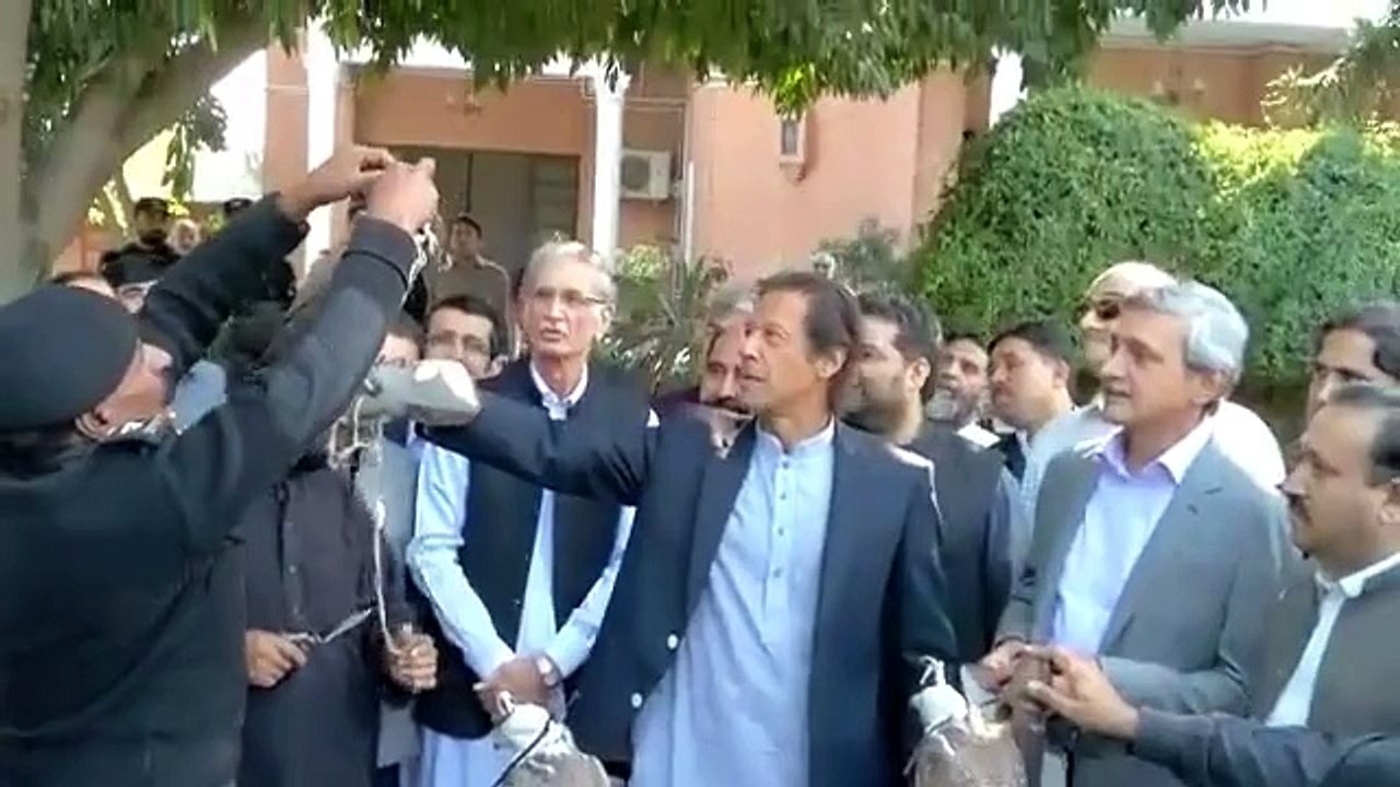 Chairman Imran Khan releases the endangered falcon