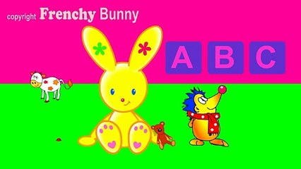 chanson de l'Alphabet, en français - The French alphabet song! Frenchy Bunny - YouTube