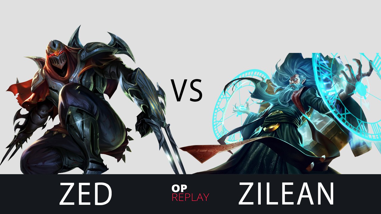 Zed vs Zilean - SKT T1 Scout KR LOL Challenger 1210LP
