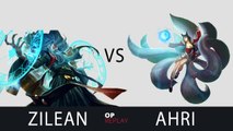 Zilean vs Ahri - SKT T1 Faker vs OG xPeke, EUW LOL Challenger 560LP