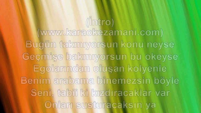 Sansar Salvo - Ne Kadar Umrumda - 2014 TÜRKÇE KARAOKE