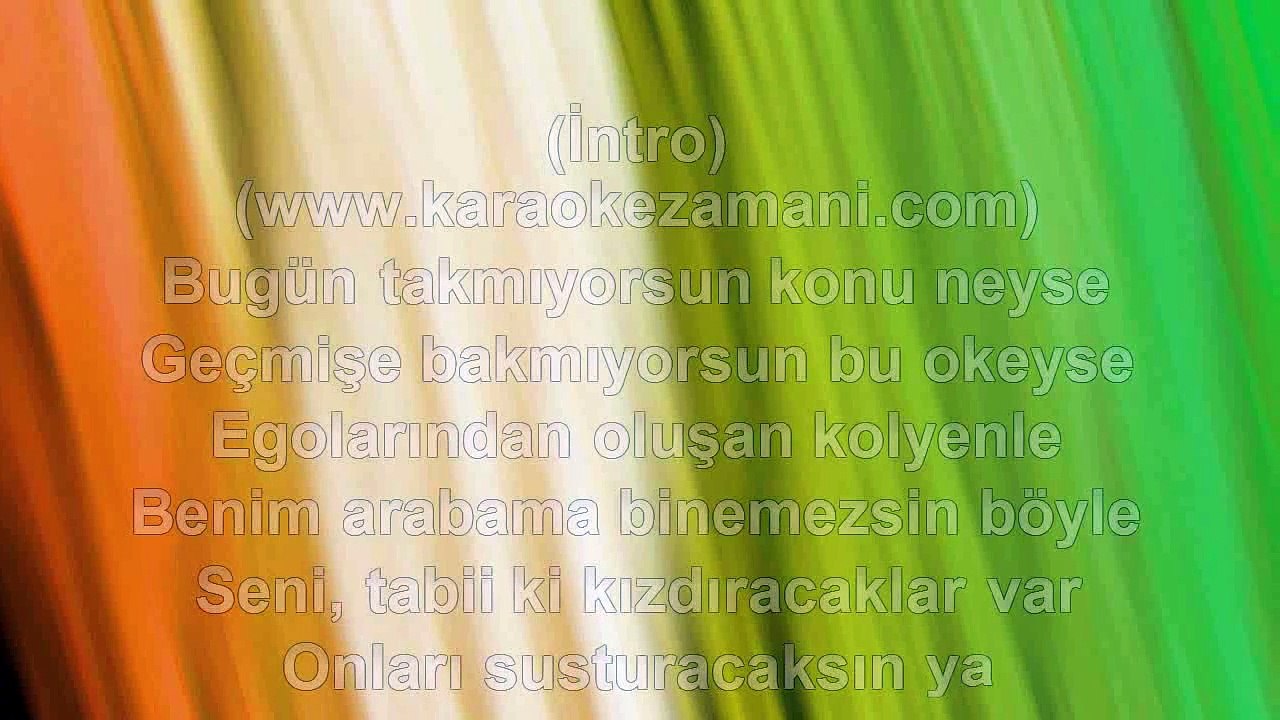 Sansar Salvo - Ne Kadar Umrumda - 2014 TÜRKÇE KARAOKE