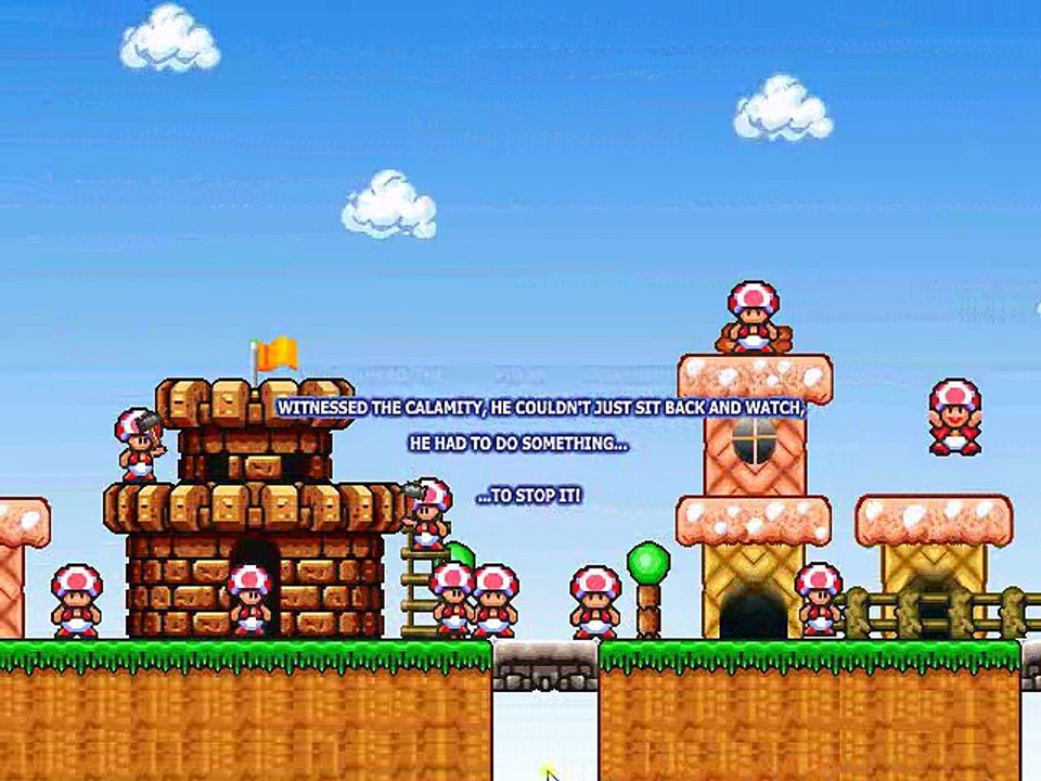 Super Mario Game Introduction Flash Back