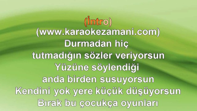 Seçil Özcin - Bay Bay - 2010 TÜRKÇE KARAOKE