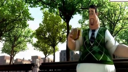 Horror cartoon short or★ Hamburger cannibal ghost