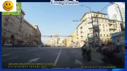 Russian Drivers & Pedestrian Compilation 2014