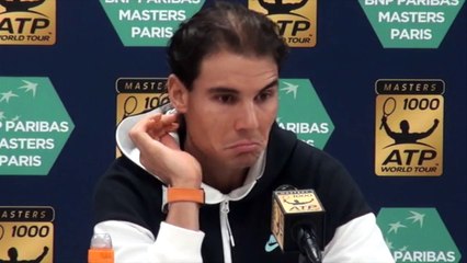 ATP - BNPPM - Rafael Nadal : "Je me sens très bien et en bonne forme physique pour ce Bercy"