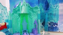 Frozen Elsa Ice Palace Castle Light Up Olaf Disney Queen Elsa Mattel Toy Review Unboxing