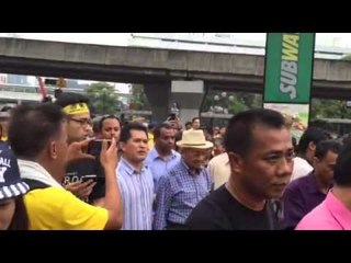 Tun Mahathir at Bersih 4 site