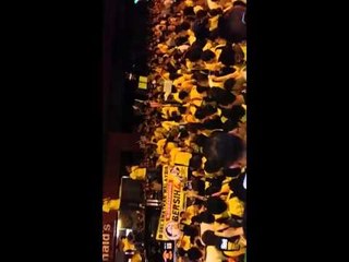 Bersih 4 crowds dispersing
