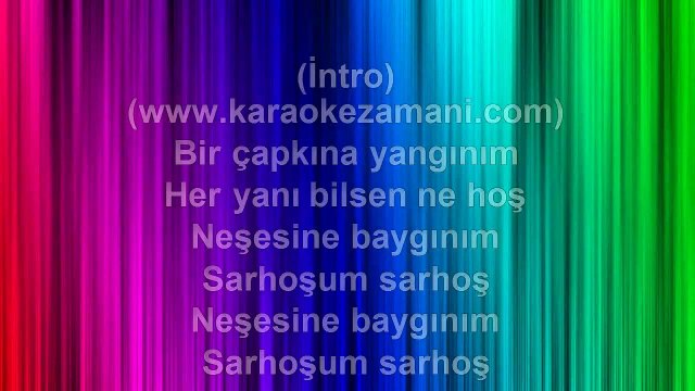Seniha - Bir Çapkına Yangınım - (2013) TÜRKÇE KARAOKE