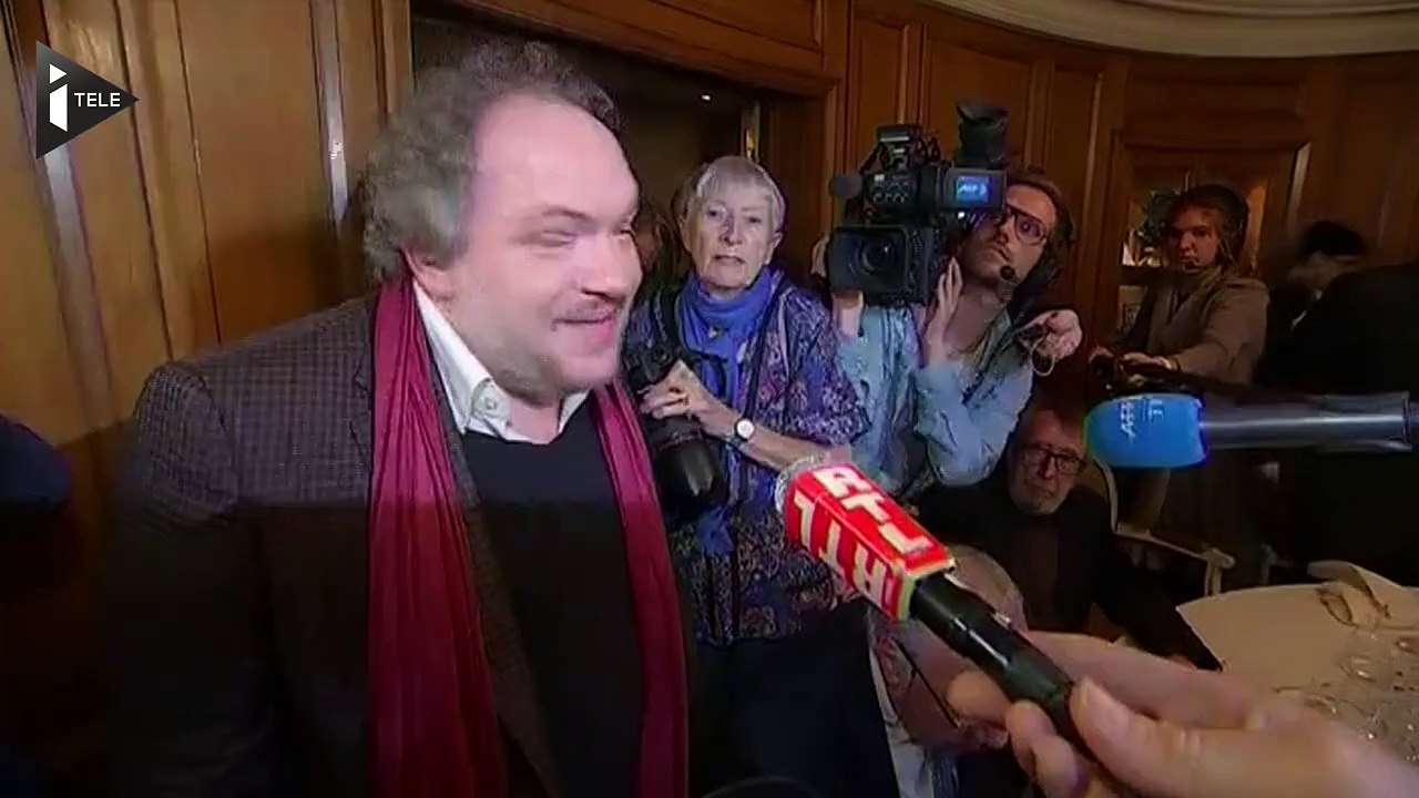 Mathias Enard, "surpris" et "très heureux" par son Goncourt