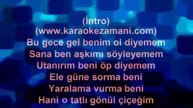 Serdar Ortaç - Karabiberim - 1994 TÜRKÇE KARAOKE