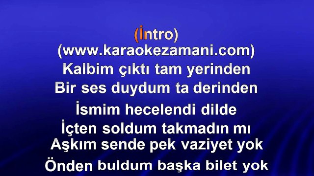 Serdar Ortaç - Yok Mu - 2011 TÜRKÇE KARAOKE