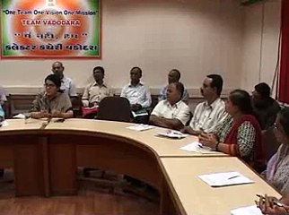 Vadodara district collector meeting with NGO