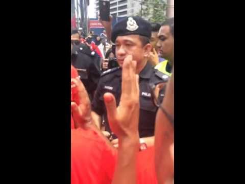 Polive vs Himpunan Maruah Melayu