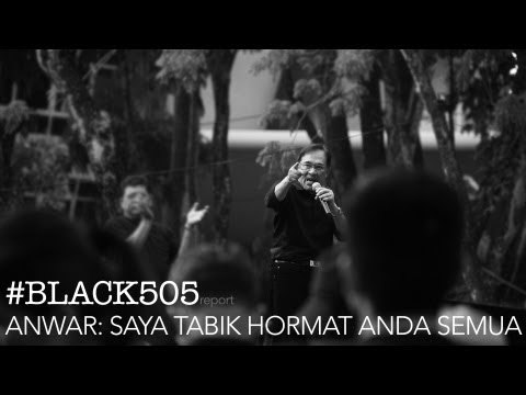 #Black505 - Anwar: 'Kami tabik hormat pada anda semua yang hadir'
