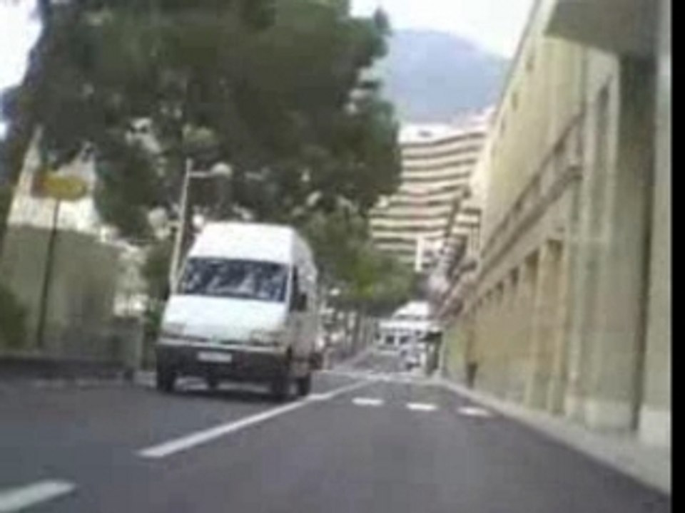 Driving the Monaco F1 track