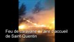 Saint-Quentin : feu de caravane à l'aire d'accueil