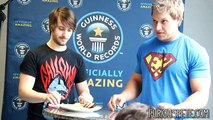 Guinness World Record for Most Jaffa Cakes (13) Eaten in One Minute  Furious Pete