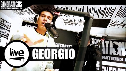 Georgio - Pour Ceux Qui Cherchent Le Sommeil Sur Internet (Live des studios de Generations)