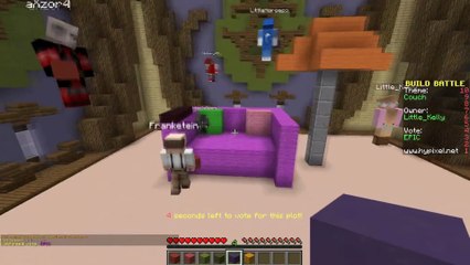 Minecraft - BUILD BATTLES - LITTLE KELLY VS LITTLE LIZARD! (1080p)