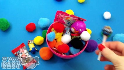 Giant Surprise Egg Opening with Peppa Pig, My Little Pony, Spiderman and Ninja Turtles Toy