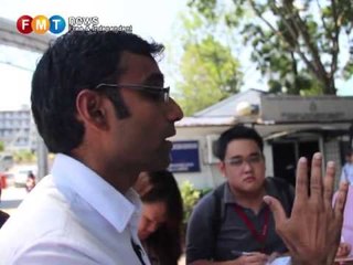 Wife of Dharmendran gives statement at Bukit Aman