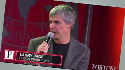 Google co-founder Larry Page on Alphabet's structure