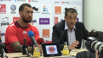 Conférence avec Quade Cooper