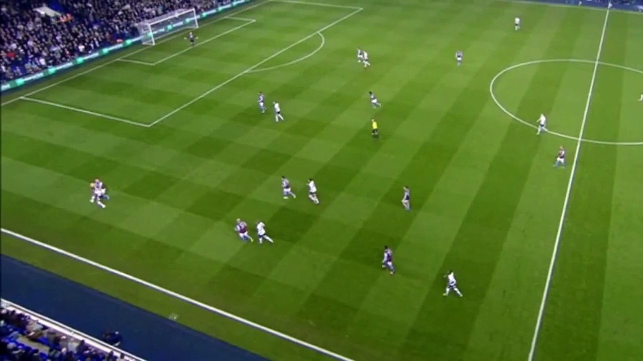 Referee Mike Dean celebrating Tottenham goal vs Aston Villa!