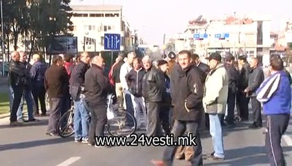 OHIS NA PROTEST PRED VLADA 03 11 2015